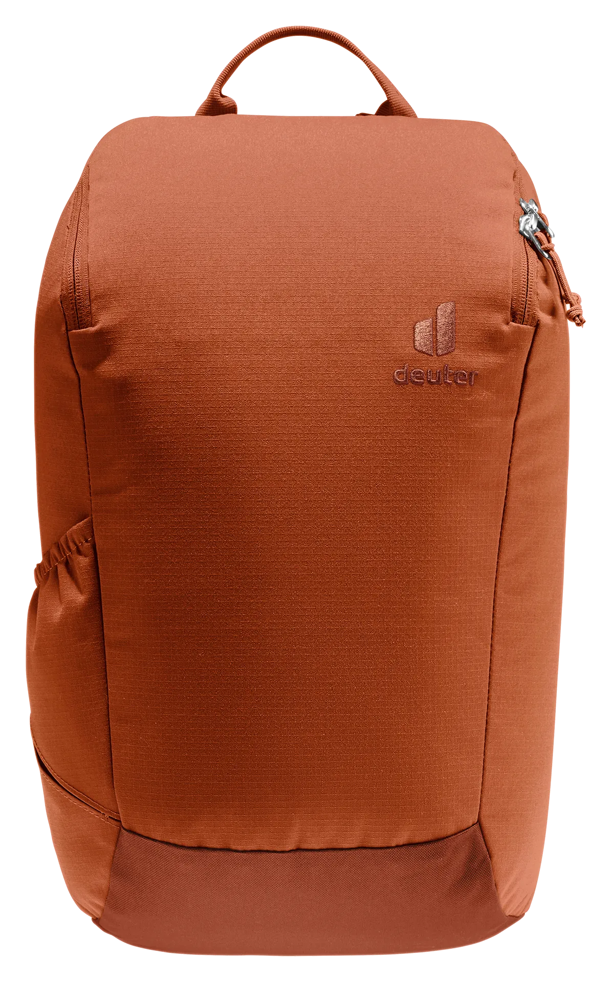 backpack, rucksack, orange, polyester, zipper