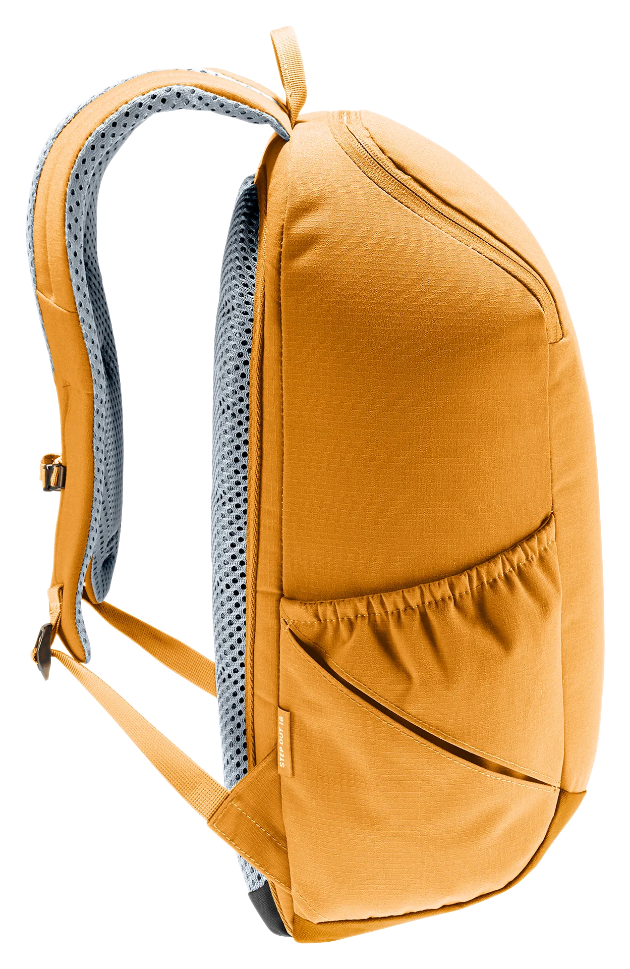 Bag, Backpack, backpack, orange, shoulder strap, front pocket, zipper