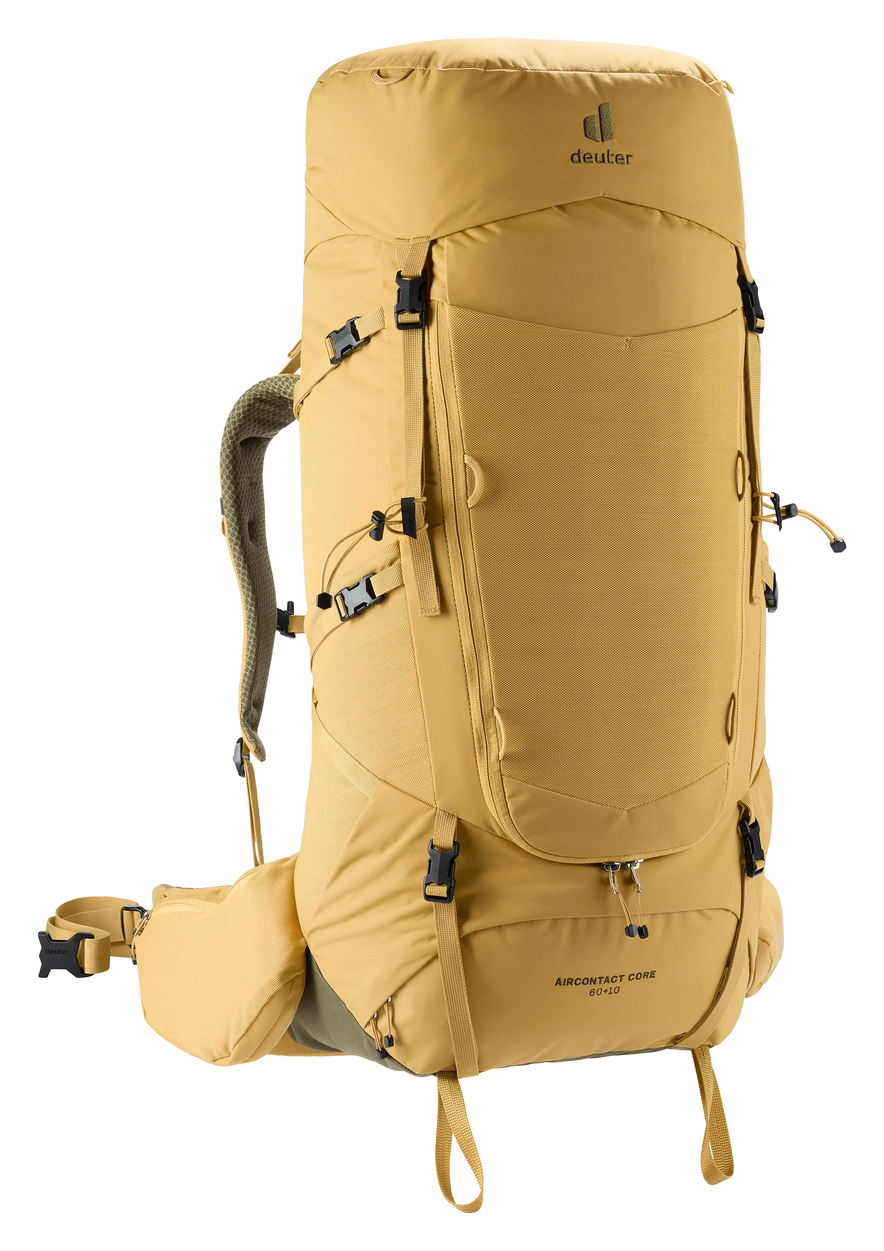 Aircontact Core 60+10 - Travel backpacks - savanna nori