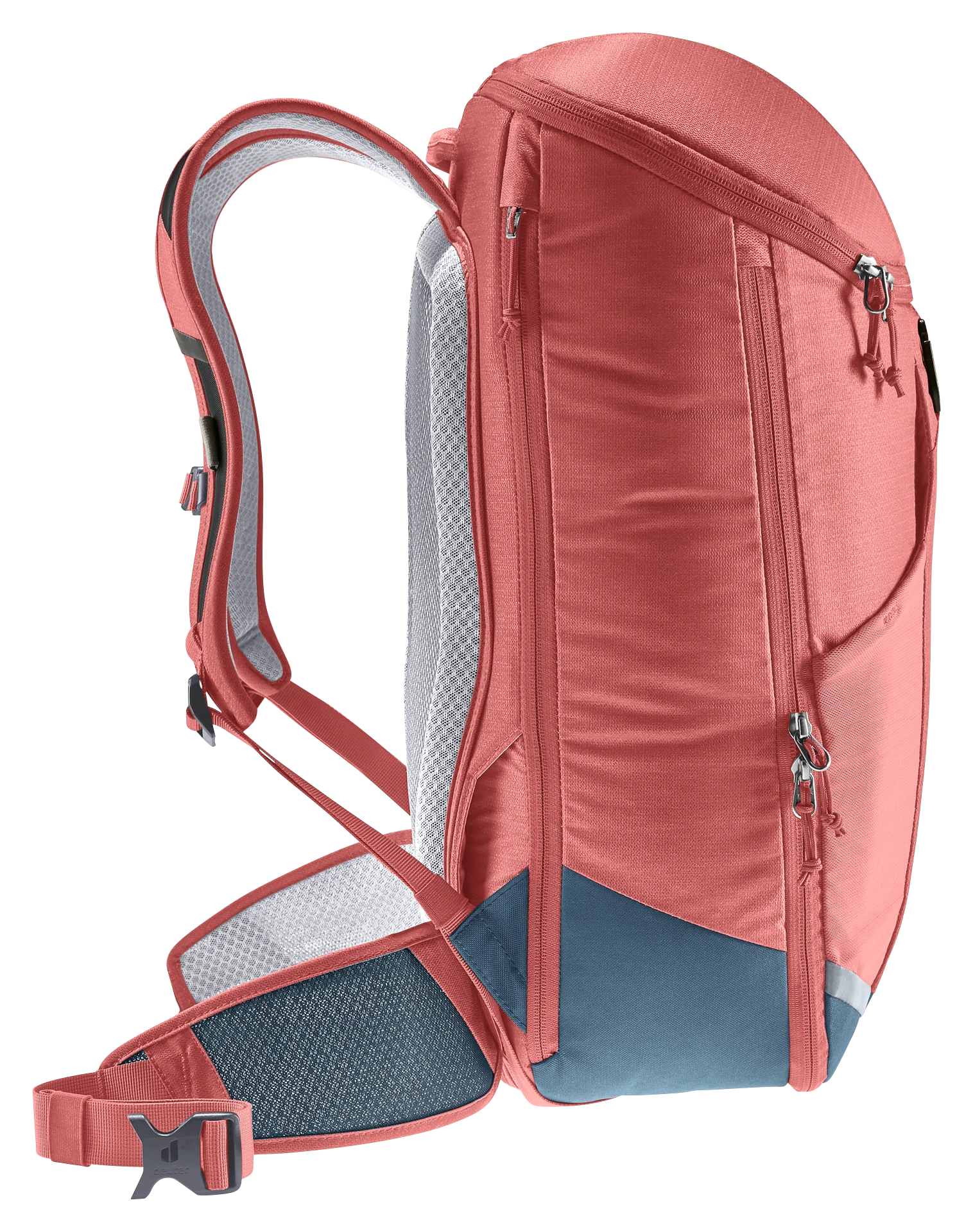 backpack, daypack, shoulder straps, pink, zipper