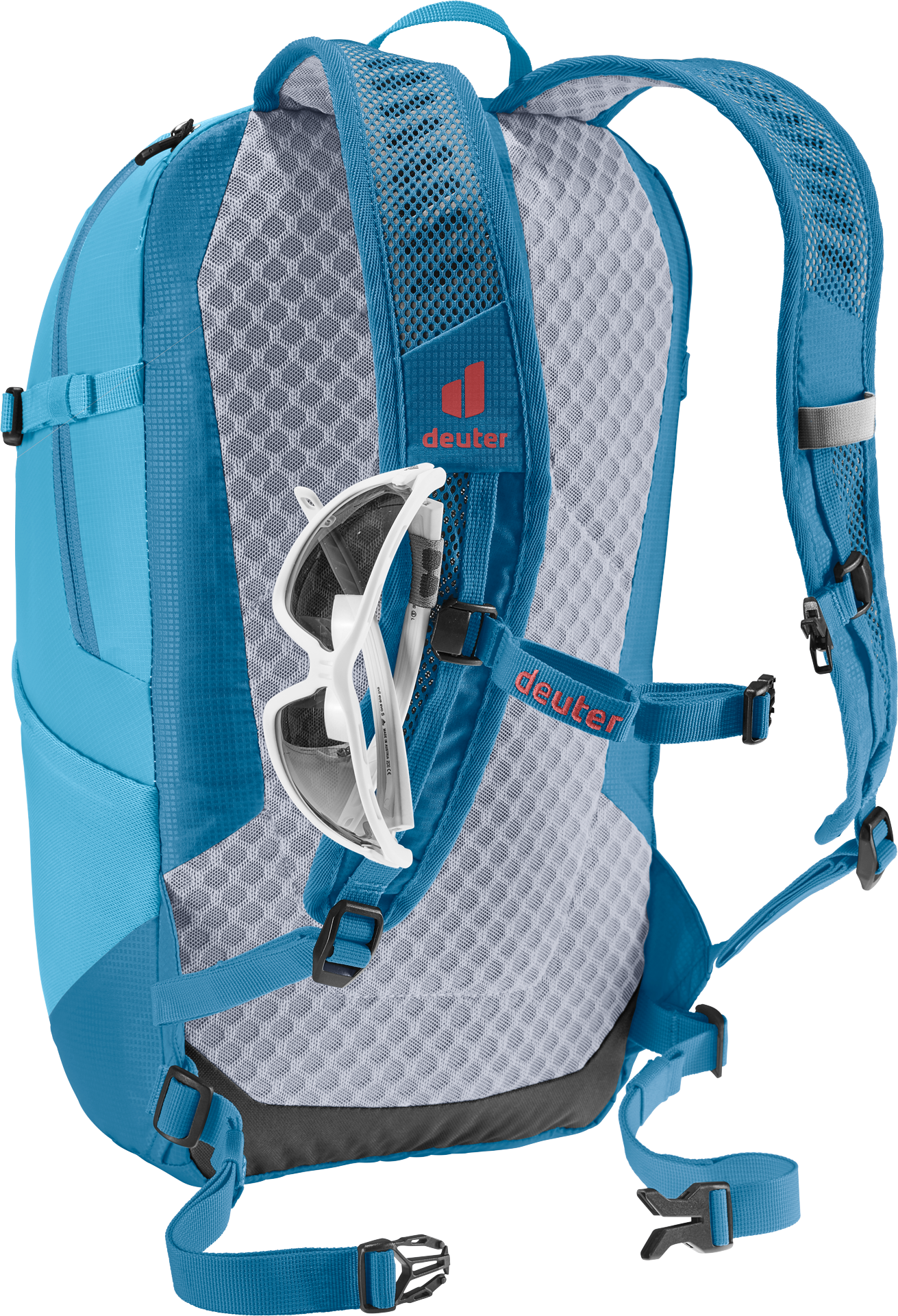 backpack, hydration, mesh, blue, deuter
