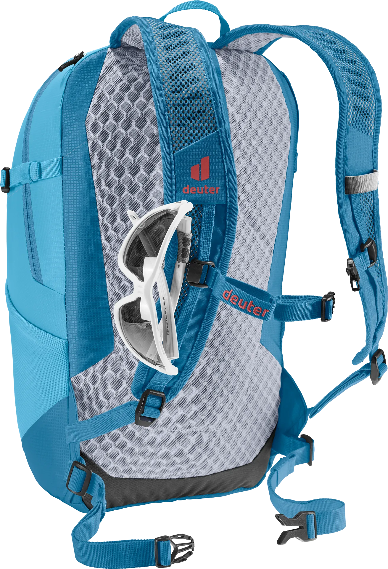 backpack, hydration, mesh, blue, deuter