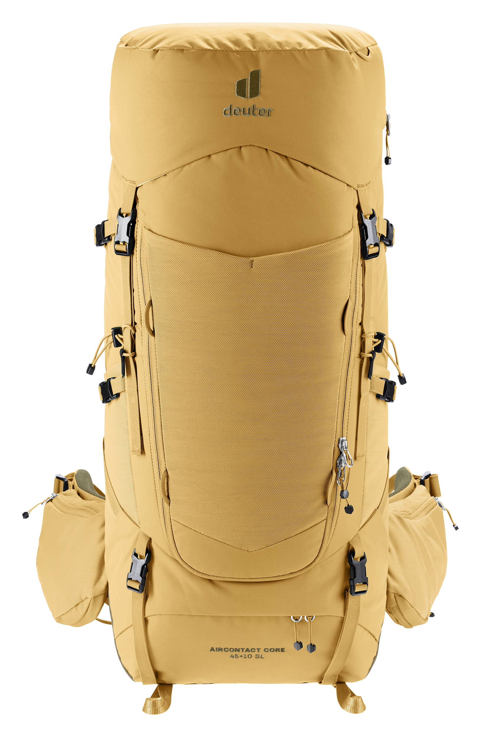 Aircontact Core 45+10 SL backpack, hiking pack, tall backpack, yellow backpack, outdoor pack, backpack, hiking, rucksack, 60-70l, yellow