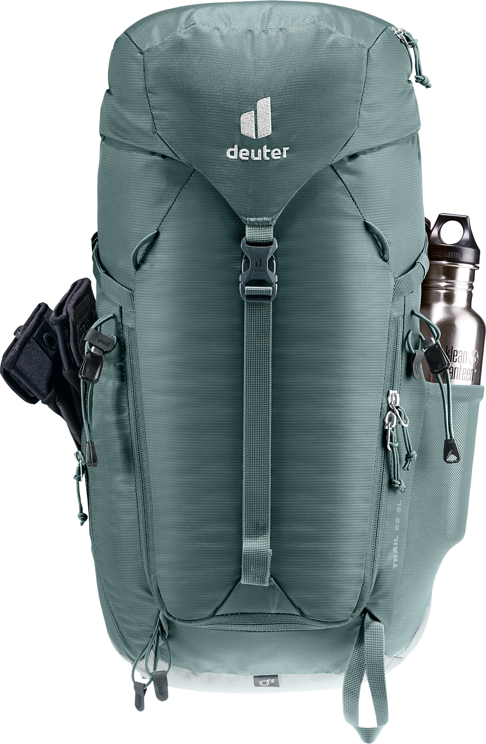 backpack, hydration, trekking, green, straps