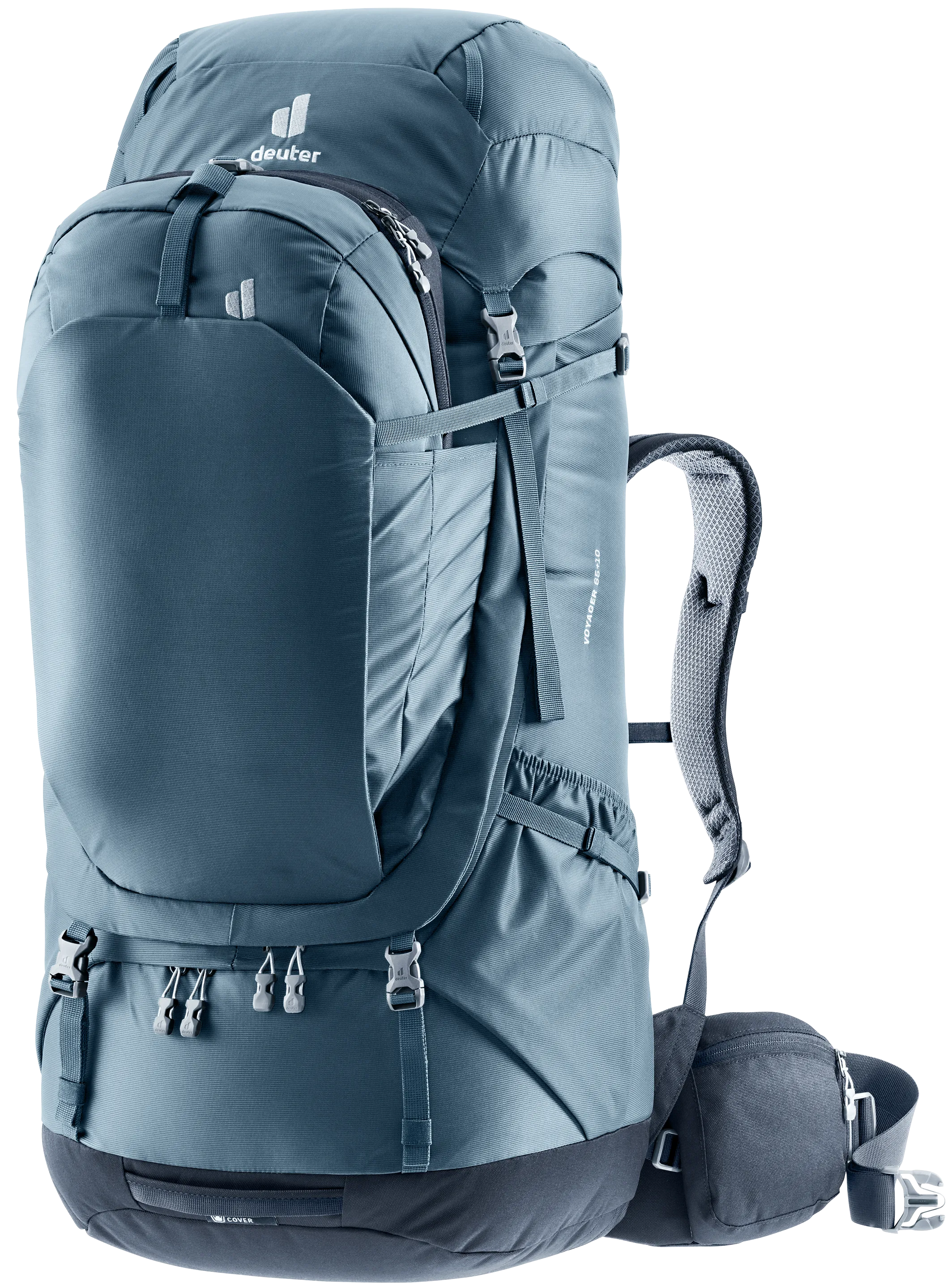 Voyager 65+10 - Travel backpacks - atlantic ink