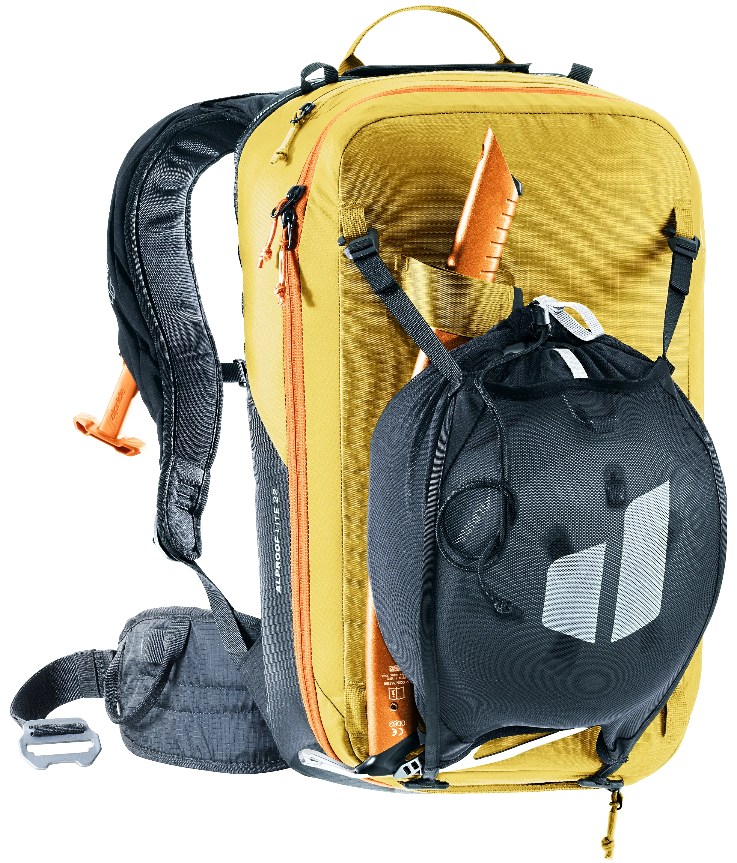 Alproof Lite 22 - Freeride backpacks - turmeric black