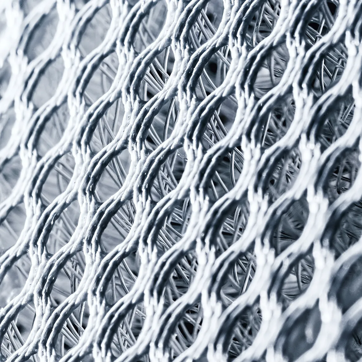 Plant, metal mesh, wire mesh, woven pattern, industrial, netting