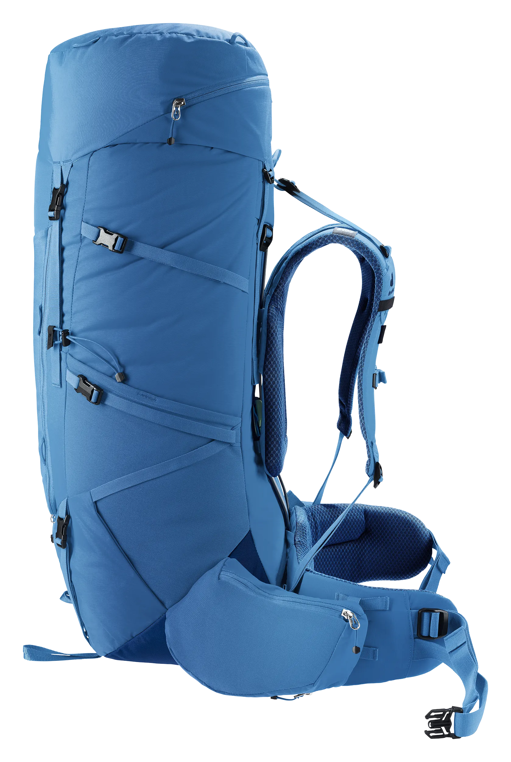 backpack, blue, hiking, outdoor, ergonomic, backpack, hiking, hydration-compatible, blue, shoulder-straps