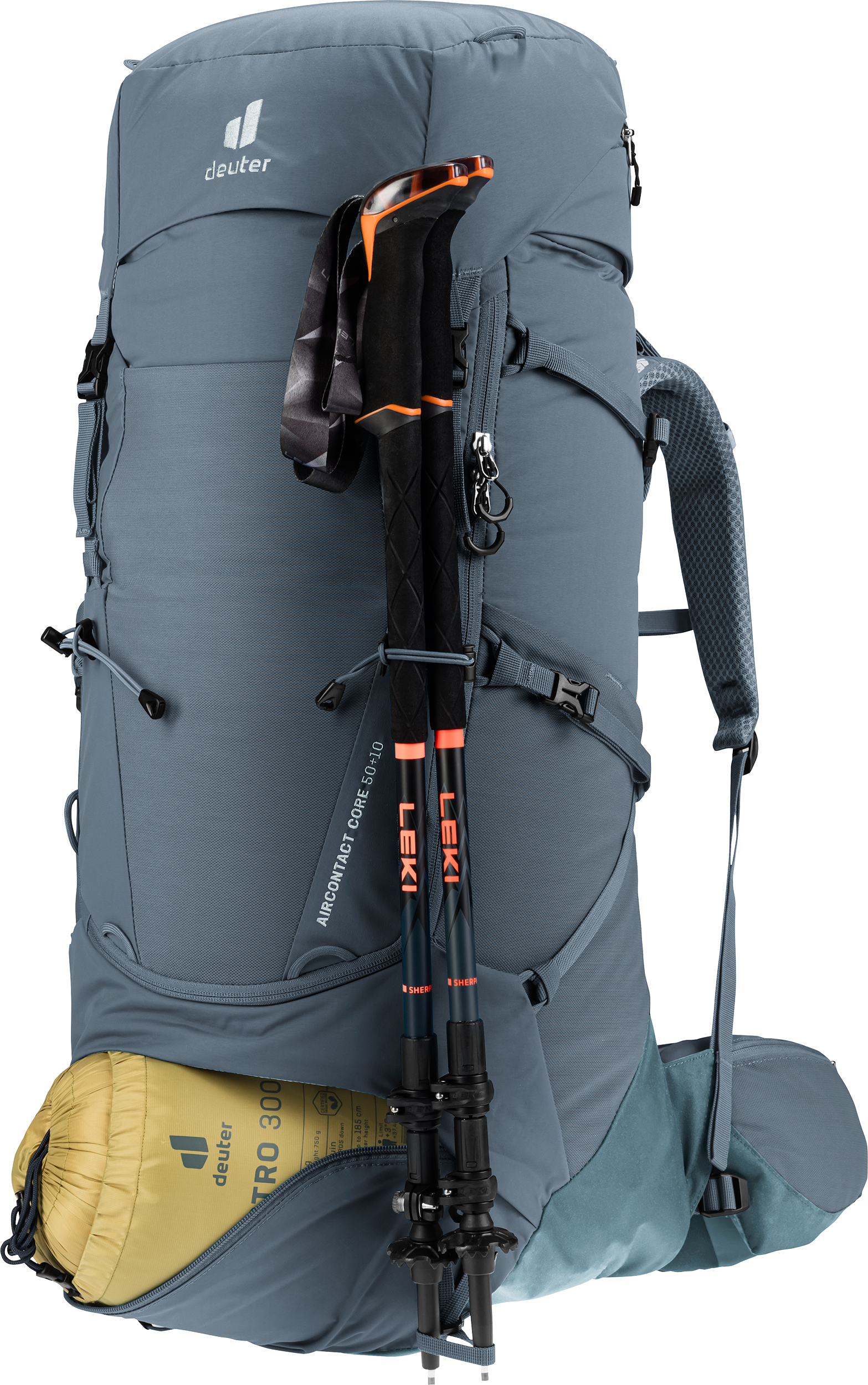 Aircontact Core 50+10 - Backpacking packs - graphite shale