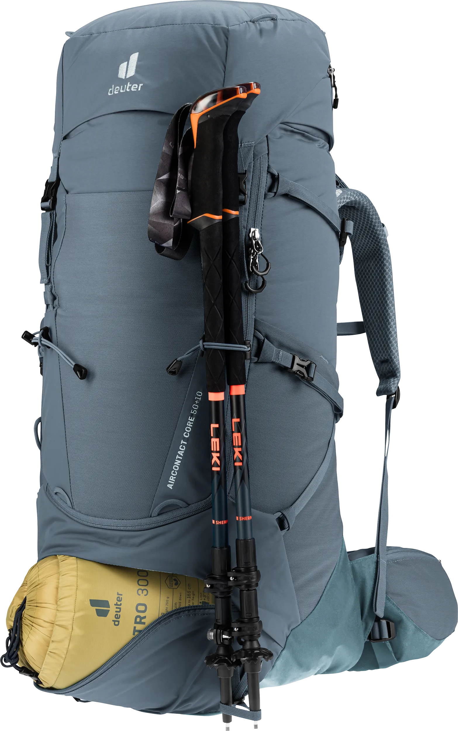 Aircontact Core 50+10 - Backpacking packs - graphite shale