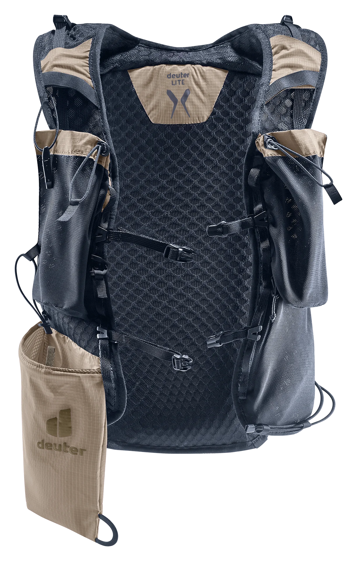 backpack, hiking, hydration, mesh back, multi-pocket